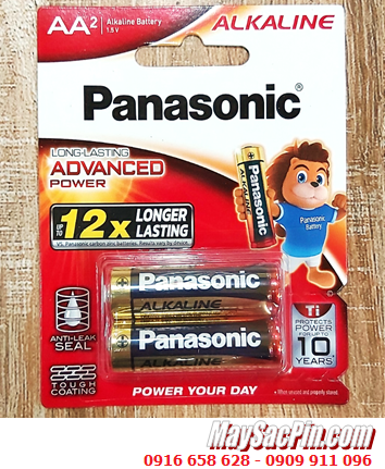 Panasonic LR6T/2B; Pin AA 1.5v Alkaline Panasonic LR6T/2B Advanced Power _Made in Thailand | Vỉ 2viên